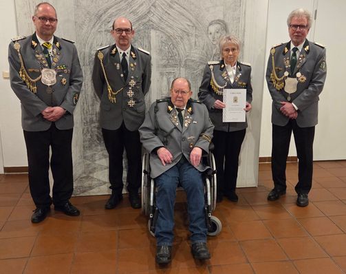 U. Loose, W. Edler, A. Kyling  geehrt für langjährige Mitgliedschaft 