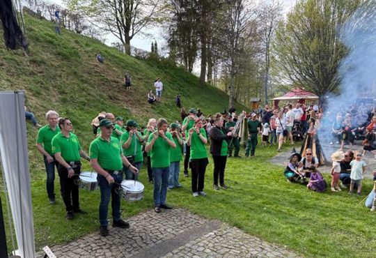 Spielmannszug der SMG am Festplatz