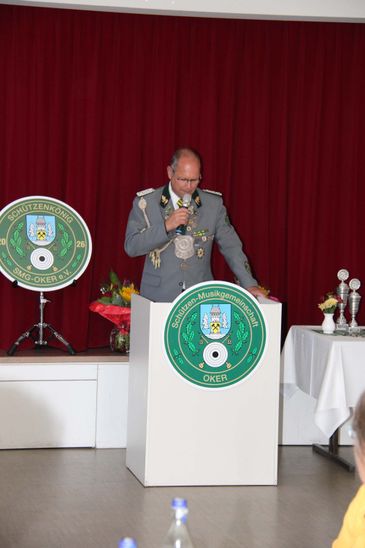 Vorsitzender Heik Eggers begrüßt die Gäste